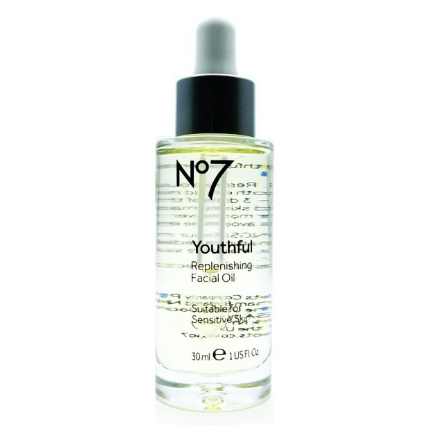 No7 Youthful Replenishing Facial Oil 1 Fl Oz.