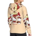 thumbnail image 4 of Lsque Sanrio Pattern Casual Women's Hoodie,Hooded Sweatshirt with Kangaroo Pocket,Pullover Hoodie with Eye-catching Drawstrings-Medium, 4 of 8