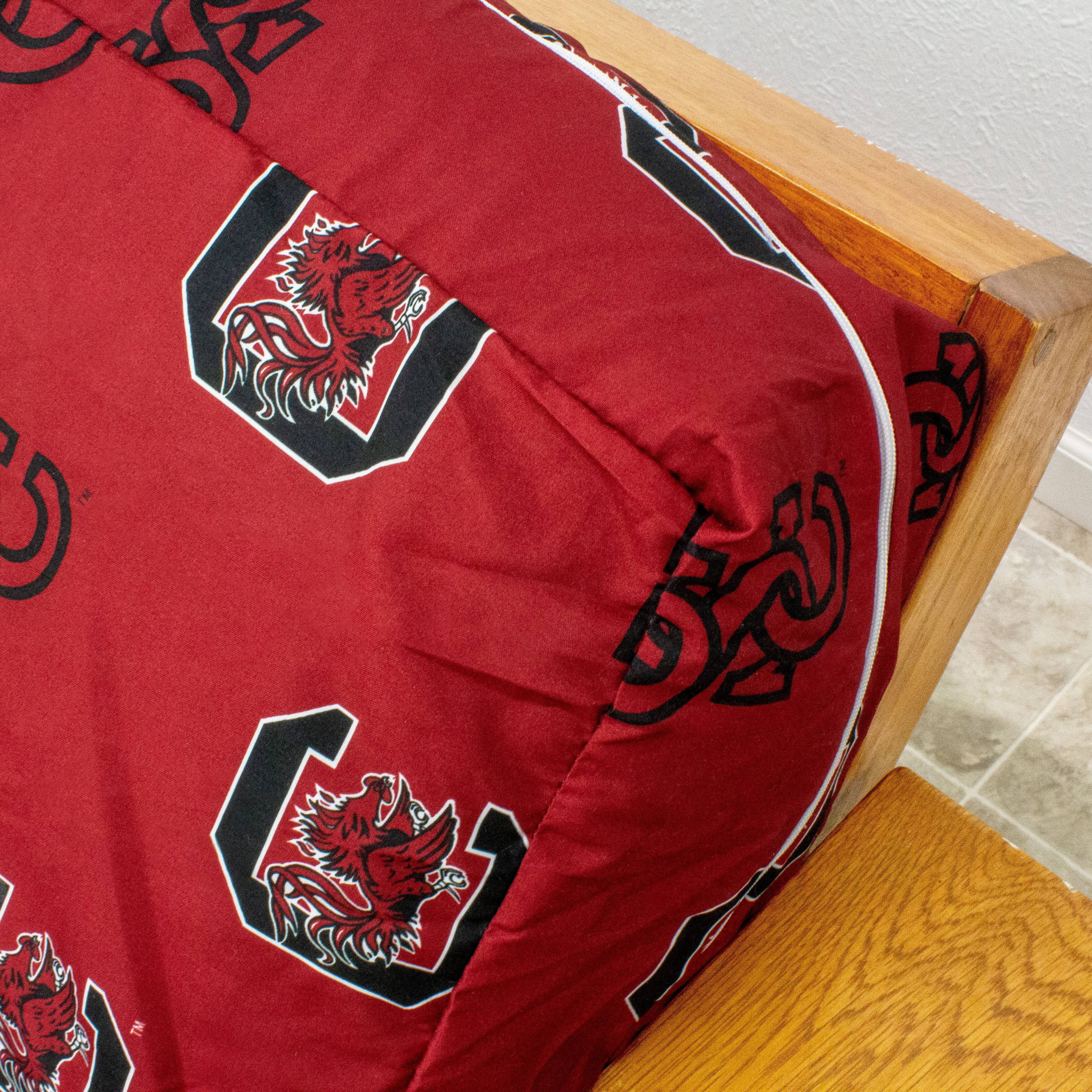 South Carolina Gamecocks Futon Cover - Full size fits 6 and 8 inch mats