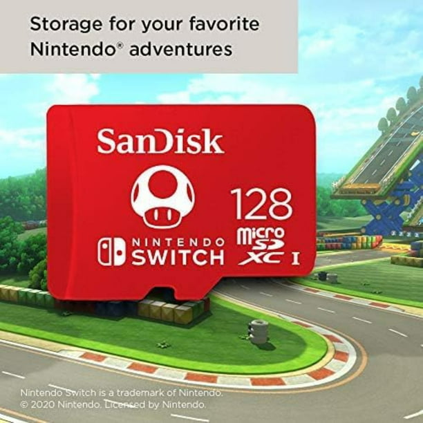 128GBmicro SD付き　Nintendo Switch SanDisk 128GB Nintendo Switch Licensed microSDXC Memory Card