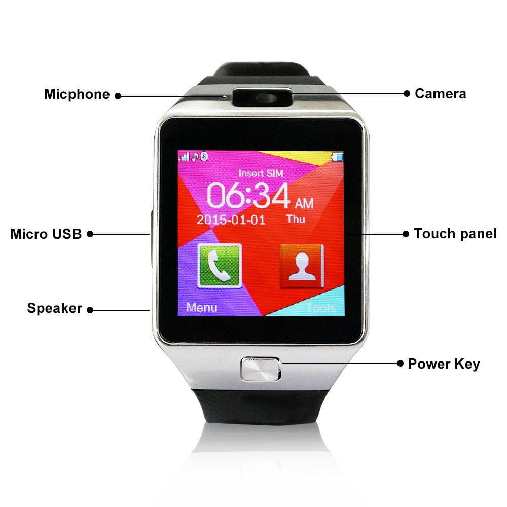 style asia gm8588 bluetooth smart watch with camera sync to android