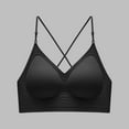 thumbnail image 2 of Cavosen Girls Training Bras Back Smoothing Supportive Bras Push Up Solid Stretch Bralettes Spaghetti Strap Breathable Comfortable Underwear, 2 of 4