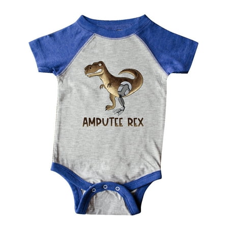 

Inktastic Limb Loss Awareness Amputee Rex with Prosthetic Leg Gift Baby Boy or Baby Girl Bodysuit