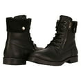 thumbnail image 2 of LIBERTYZENO Mens Genuine Cow Leather Winter Casual Boots, Black, 2 of 6