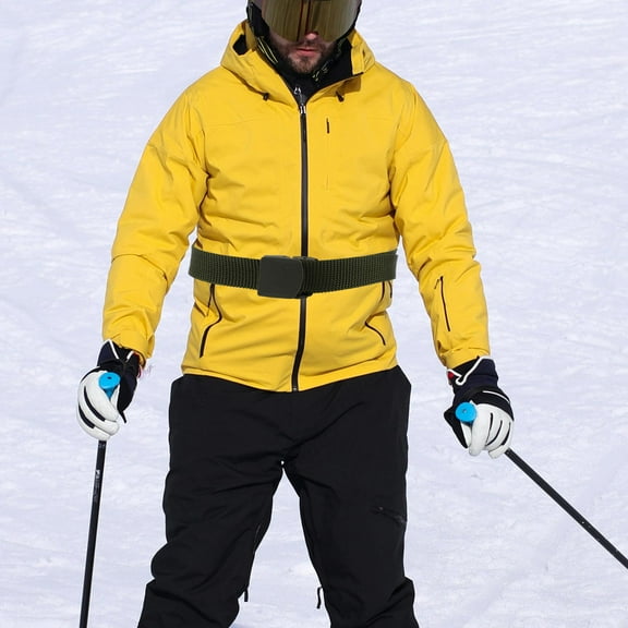 SEWCHICS 4-Pack Men's Olive Utility Belt with Adjustable Webbing for Outdoor and Work Activities