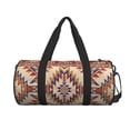 thumbnail image 2 of ZICANCN Vintage Zigzag Indian Geometry Travel Duffle Bag, Sports Tote Gym Bag Weekenders Bags for Women Men, 2 of 8