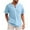 Sky Blue, variant on Xunlbb Print Round Neck Mens, Men's Top Shirt Slim Short Sleeved Lapel Casual Sports Bottom Shirt T-shirt Top on Clearance M-3XL