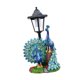 thumbnail image 3 of Estatua de Pavo Adorno de Jardín Escultura de Resina con Luz Solar Decorativa Duradera Adecuada para Hogar Césped Terraza 24.5cmx18.5cmx13c, 3 of 9
