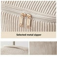 thumbnail image 5 of Ycandiee 4 Pieces Corduroy Makeup Bag Set, Cute Cosmetic Pouch for Women, Travel Toiletry Bag, Small Makeup Purse Pouch, 5 of 7