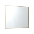 thumbnail image 2 of Metal frame rectangle mirror 30 inch in Sliver, 2 of 7