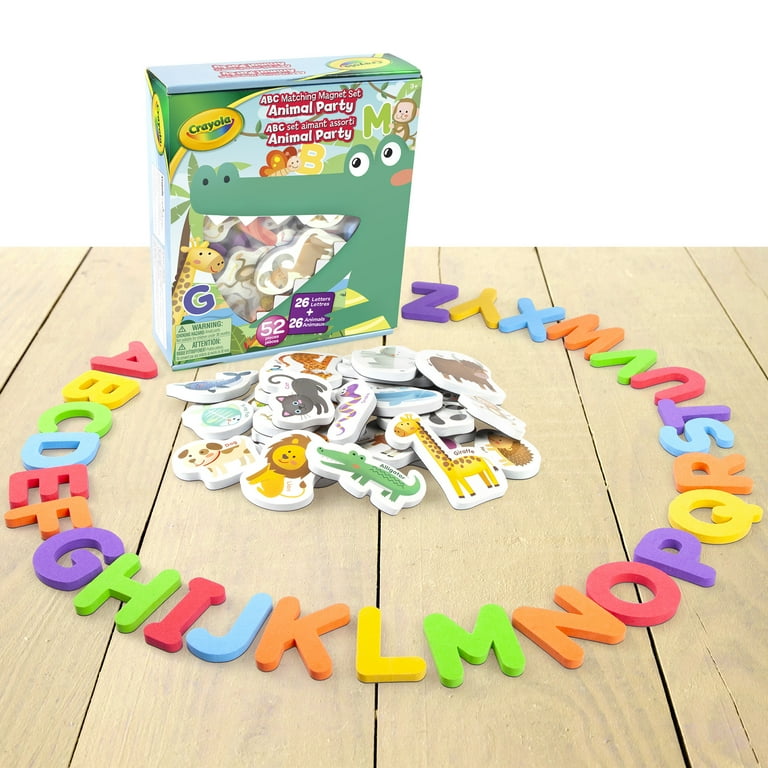 Crayola: ABC Animal Party Matching Magnet Set - Walmart.com Crayola: ABC Animal Party Matching Magnet Set - Walmart.com