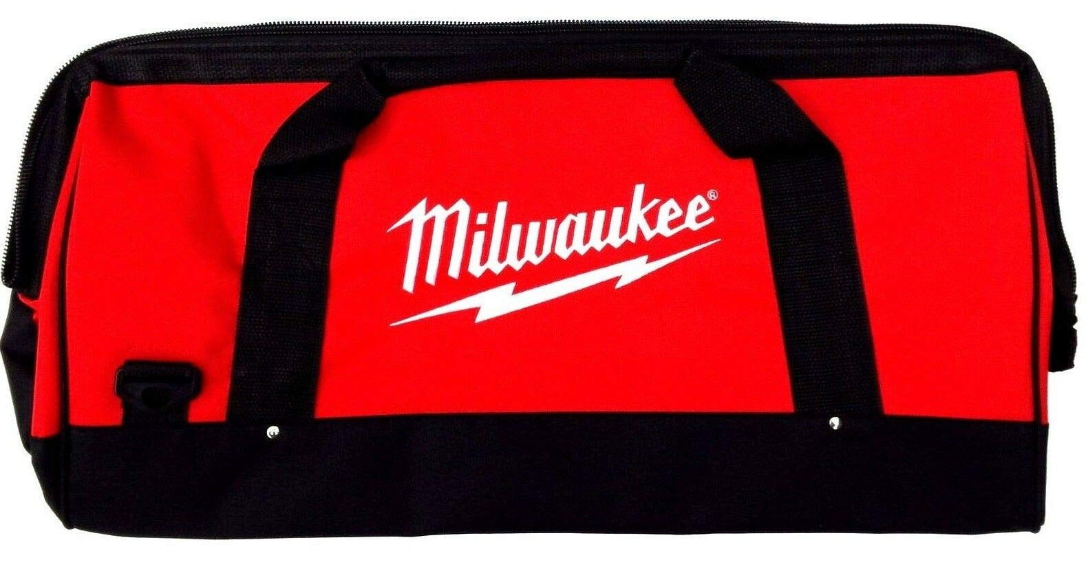 Milwaukee Bag 22-Inch Heavy Duty Canvas Drill, Tool Bag/Case, 18V/12/14/18 Volt (Bare Bag)