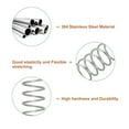 thumbnail image 4 of Uxcell 5Pcs Wire Diameter 0.02", OD 0.24", Free Length 1.97" 304 Stainless Steel Coil Mechanical Compressed Spring, 4 of 7