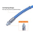thumbnail image 3 of Uxcell Grease Gun Hose 31.5" 10000 PSI Spring Flex High Pressure Quick Release Grease with 1/8" NPT Threads Blue, 3 of 6