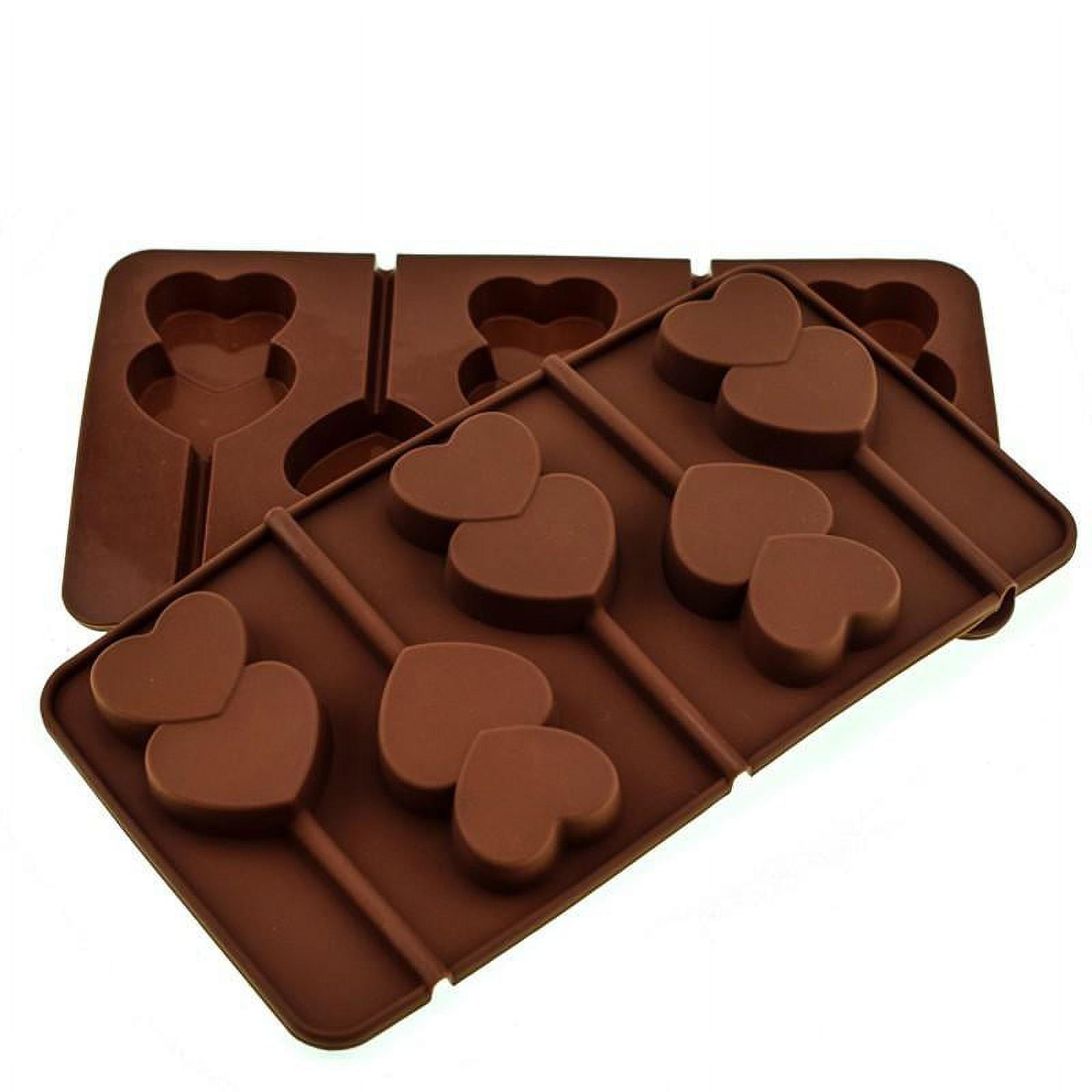 KRLIFCSL Candy Molds Ice Cube Trays Chocolate Molds, Silicone Molds  Including Cactus, Flamingo, Coconut Tree & Pineapple for Making Ice, Jelly