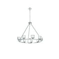thumbnail image 3 of Elegant Lighting Cadence 36 Inch Chandelier In Chrome, 3 of 8