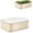 Light Clay, variant on Epic Gardening 6-in1 Small Modular Galvanized Raised Garden Bed Kit, 15" Tall Metal Planter Box, Mist Green