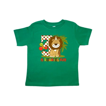 Lions Uniform - Cute Lion 3rd Birthday Toddler T-Shirt