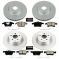 thumbnail image 2 of PowerStop Front and Rear Geomet Coated Brake Rotor and Pad Kit Fits: FORD LINCOLN Select Models CRK6556, 2 of 5