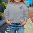 thumbnail image 2 of Vividxx Sweatshirts For Girls Long Sleeve Soft Sweatshirt Halloween Cute Crewneck Pullovers Top For Kids Comfortable 5-6 Years, 2 of 4