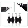 thumbnail image 3 of Hand Oil Pump for Fuel Transfer, 6mm-12mm Input Connectors, 14.5cm Length, Black, Rubber + Aluminum Alloy, One-Way Function, 3 of 8