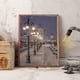 thumbnail image 3 of Cuadros Decorativos Invierno nieve vista 5D DIY completo redondo diamante pintura mosaico paisaje decoración Tmvgtek embutido en tela, 3 of 9