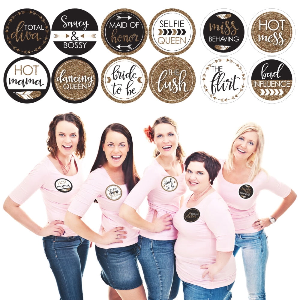 stickers Bride Tribe stickers Hen party stickers Bridal Stickers