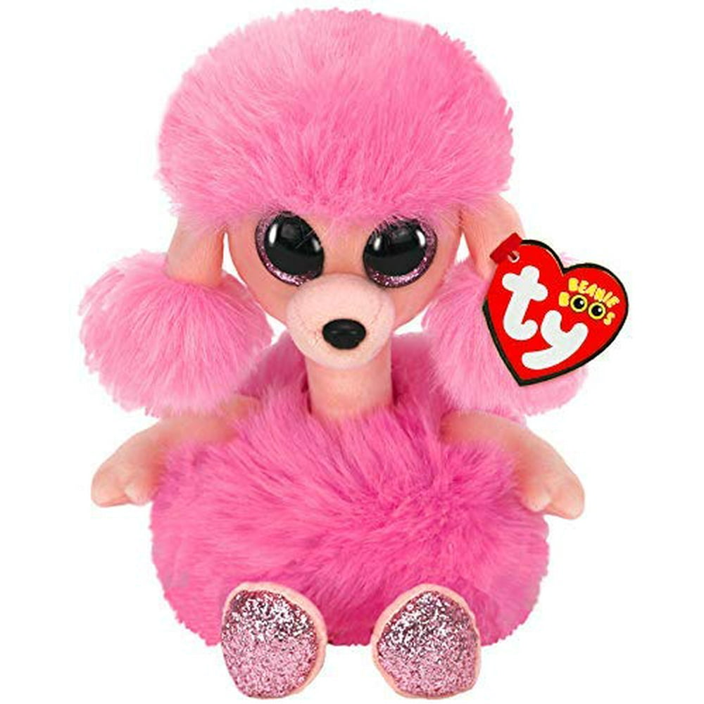 TY Beanie Boos - Camilla The Pink Poodle (Glitter Eyes) Small 6" Plush