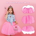 thumbnail image 2 of Flooyes Princess Toy for Girls Age 3 4 5 6 , Dress Up Toy Set, Jewelry, Crown and Shoes, Princess Pretend Play Toy Gift For Kids Girls, 2 of 8