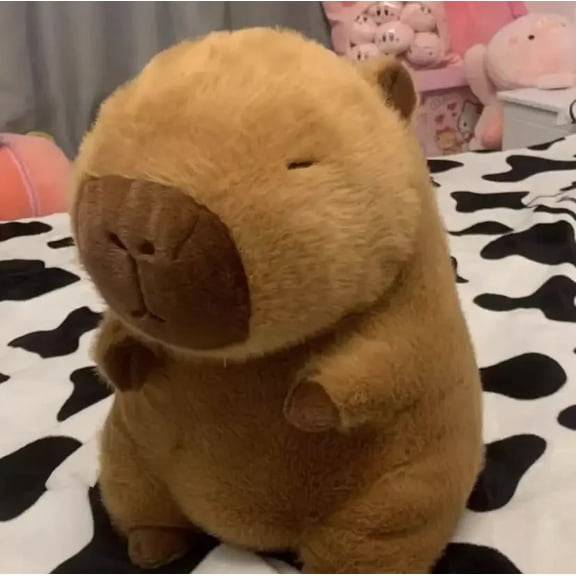 15-32cm Capybara Plush Simulation Capibara Fluffty Toy Kawaii Plushie Cute Doll Stuffed Animals Soft Doll Plush Gift Kid Toys