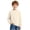 Beige #154, variant on Kids' Sweatshirt Crewneck Long Sleeve Casual Pullover Basic Comfortable Classic Fit Solid Color Fall Top