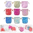 thumbnail image 4 of bolsas portátiles con cordón para guardar dulces de boda, con brocado, 4 of 5