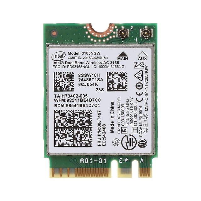 433mbps 3165ngw Wifi Card Dual Band Wireless-ac Network Adapter For Lenovo