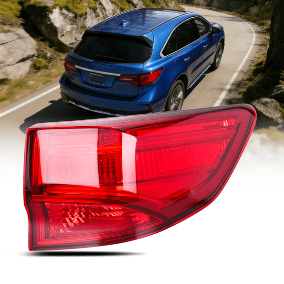 Nilight Taillight Assembly Compatible with 2014 2015 2016 2017 2018 2019 2020 Acura MDX Tail Light OE Style Rear Lamp Replacement Passenger Side