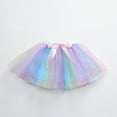 thumbnail image 3 of WUANDIXFA Tutu for Girls Sparkle Tutus Princess Ballet Dance Layered Tulle Tutu Skirts Pink,5-8 Years, 3 of 3