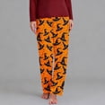 thumbnail image 2 of Miqool Women's Halloween Pajama Pants Cute Soft Long Bottoms Casual Pjs Pj Jammies with Elastic Waist S-5XL, 2 of 5