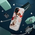 thumbnail image 3 of DistinctInk Tough Case for Apple iPhone 13 (6.1" Screen), Compatible with MagSafe Charging - Valentine's Day Russell Terrier, 3 of 6