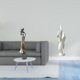 thumbnail image 2 of Estatua De Mujer Africana Con Plumas, Figura Moderna De Resina, Escultura Decorativa Ligera, Artesanía Artística Para El Hogar, Hoteles, Chimenea, Oficina O Armario., 2 of 8