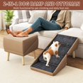 thumbnail image 6 of YINGYING Dog Stairs for Small Dogs, 2-in-1 Pet Steps & Ottoman Folding Wooden Non-Slip Pet Ramp for Puppy Senior Dogs, 6 of 15