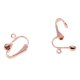 thumbnail image 4 of 12 Piezas Convertidor de Aretes de Clip con Resultados de Bricolaje Abierto de Bricolaje oro and rosa, 4 of 8