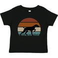 thumbnail image 3 of Inktastic Hunting Dog Retro Sunset Boys or Girls Toddler T-Shirt, 3 of 5