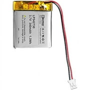 EEMB 3.7V Lipo Battery 340mAh 542730 Lithium Polymer ion Battery Rechargeable Lithium ion Polymer Battery with JST Connector Make Sure Device Polarity Matches with Battery Before Purchase!!!