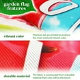 thumbnail image 4 of G128 Combo Pack: Garden Flag Stand Black 36 in x 16 in & Garden Flag Summer Decoration Watermelon Popsicle 12"x18" Double-Sided Blockout Fabric, 4 of 10