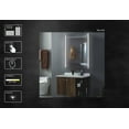 thumbnail image 6 of Yukon Slim 20"x32"  Rectangle, Lighted LED, Wall Mounted, Vanity Mirror, 6 of 7