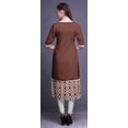 thumbnail image 4 of Bimba Kurtis Droits à Panneaux pour Femmes Robe Kurti Longue Haut Indien Imprimé, 4 of 5