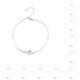 thumbnail image 3 of Sonducket Tobillera elegante aleación ajustable elegante con diamantes de imitación accesorio de moda de tobillo cadenas de pie para mujer plata Type1 NO1 Sonducket CBP253319, 3 of 5