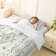 thumbnail image 3 of jejeloiu Calm Aztec Twin Comforter Sets,Soft Tribal Bedding Set For Boys,Sage Beige,Reversible,2 Pieces,1 Comforter and 1 Pillowcase, 3 of 7