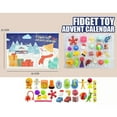 thumbnail image 1 of Pleasantly Surprised Decompression Children's Gifts with 24 Small Doors Push Bubble Countdown Calendar Countdown Calendar Christmas Advent Blind Box Toy Set C, 1 of 7