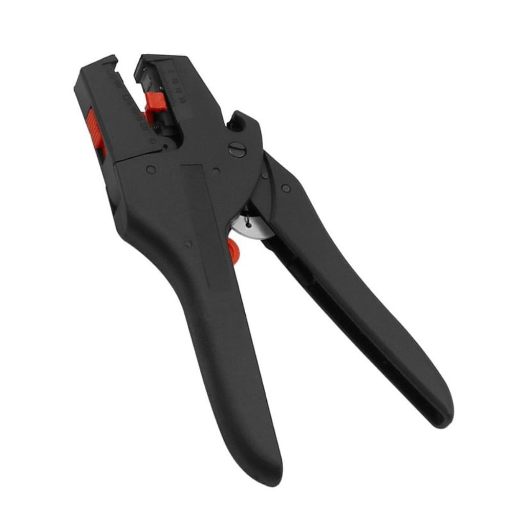 Automatic Wire Stripper, Portable Wire Cutters With Replaceable Blades, Plastic Jaws, Length Limiters Multi Functional Durable Wire Stripping Pliers Tool