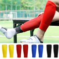thumbnail image 1 of 1 Pair Shin Protector Sweat-absorbing Fits The Legs Protective Gear Compression Fitness Accessory Calf Protection Reusable Football Calf Sleeve Shinguard for Sports, 1 of 10